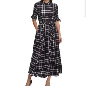 Calvin Klein plaid dress